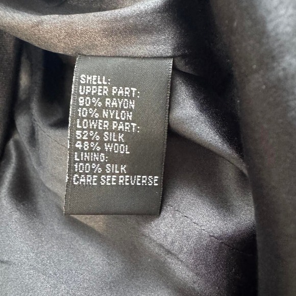 Carmen Marc Valvo Black Sequin Dress | Women's 10 Designer Short Cocktail Dress - Picture 6 of 6